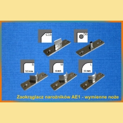 zaokrąglacz narożników AE1 - noże zapasowe